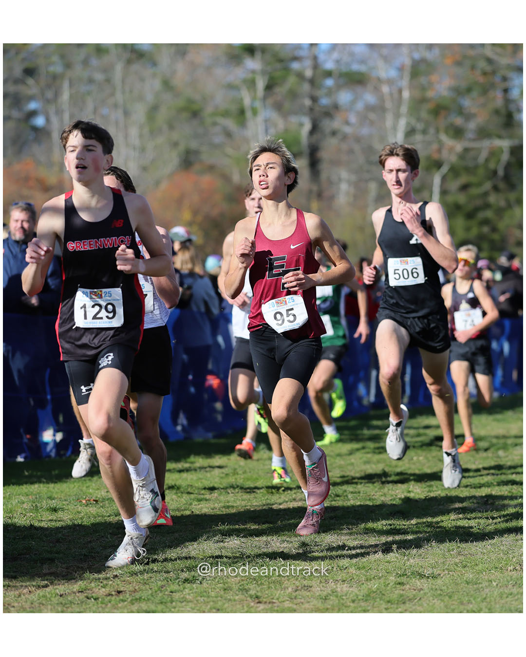 Jeremy Dru, East Greenwich High School, P101, 17:58.19 - New England Cross Country State Championship - Thetford Vt - November 8, 2025 File: ./dir-2-Boys-Championship/251108-2025-New England-Cross-Country-Championships-Thetford-VT-655-296A1382.jpg Jeremy Dru, East Greenwich High School, P101, 17:58.19 - New England Cross Country State Championship - Thetford Vt - November 8, 2025 – 20…